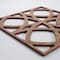 Ekena Millwork Medium Fleetwood Decorative Fretwork Wood Wall Panels, Walnut, 15 3/8"W x 15 3/8"H x 3/8"T WALW16X16X0375FLTWA - alternate 2
